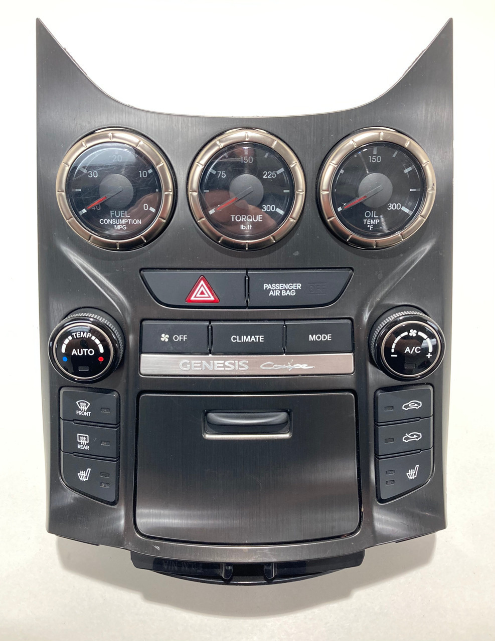 2013-2016 Hyundai Genesis Coupe Climate Control / Center Gauge
