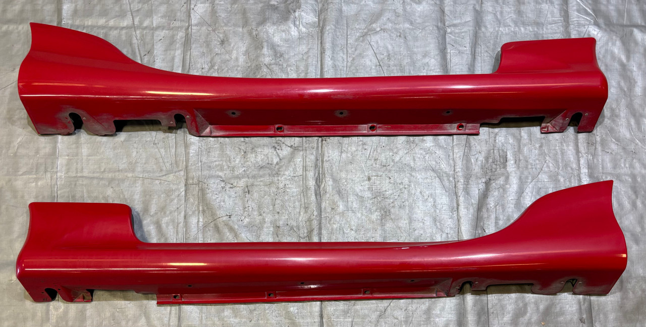 『MIYA WAG GRAB RED』 1999-2005 Mazda Miata Large Tupperware Side Skirts / Pair
