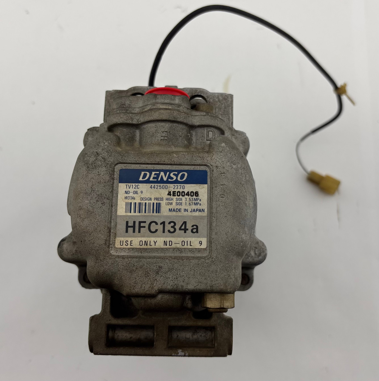 2001-2003 Mazda Miata AC Compressor w/ Rubber Hoses Lines / NB263