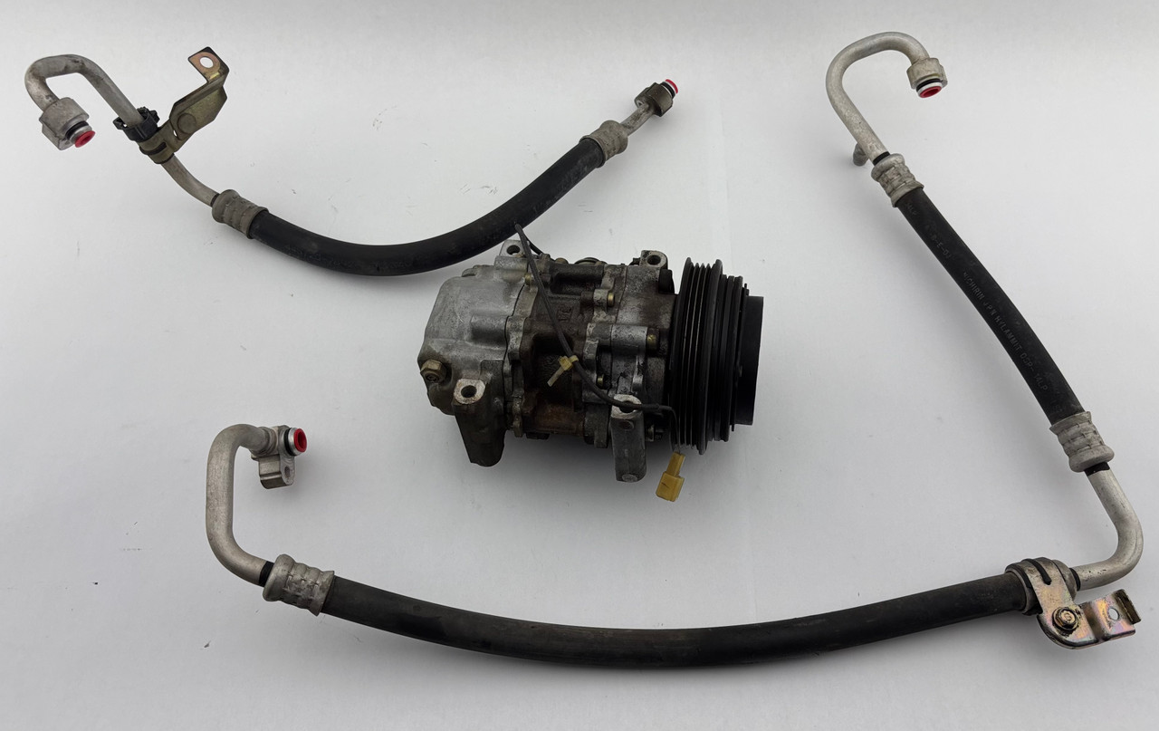 2001-2003 Mazda Miata AC Compressor w/ Rubber Hoses Lines / NB263