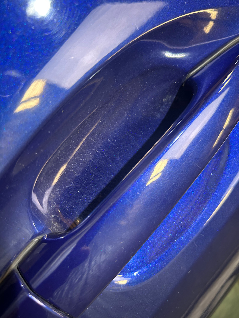 2015-2021 Subaru WRX STI Driver Rear Door Assembly / Lapis Blue