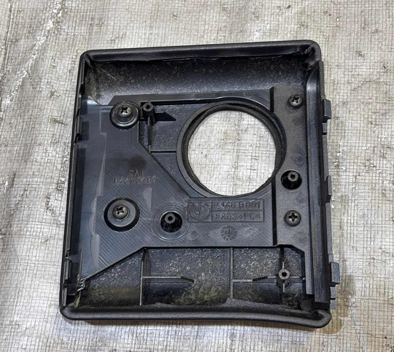 1999-2002 BMW Z3 Roadster Rear Console Subwoofer Housing / Black
