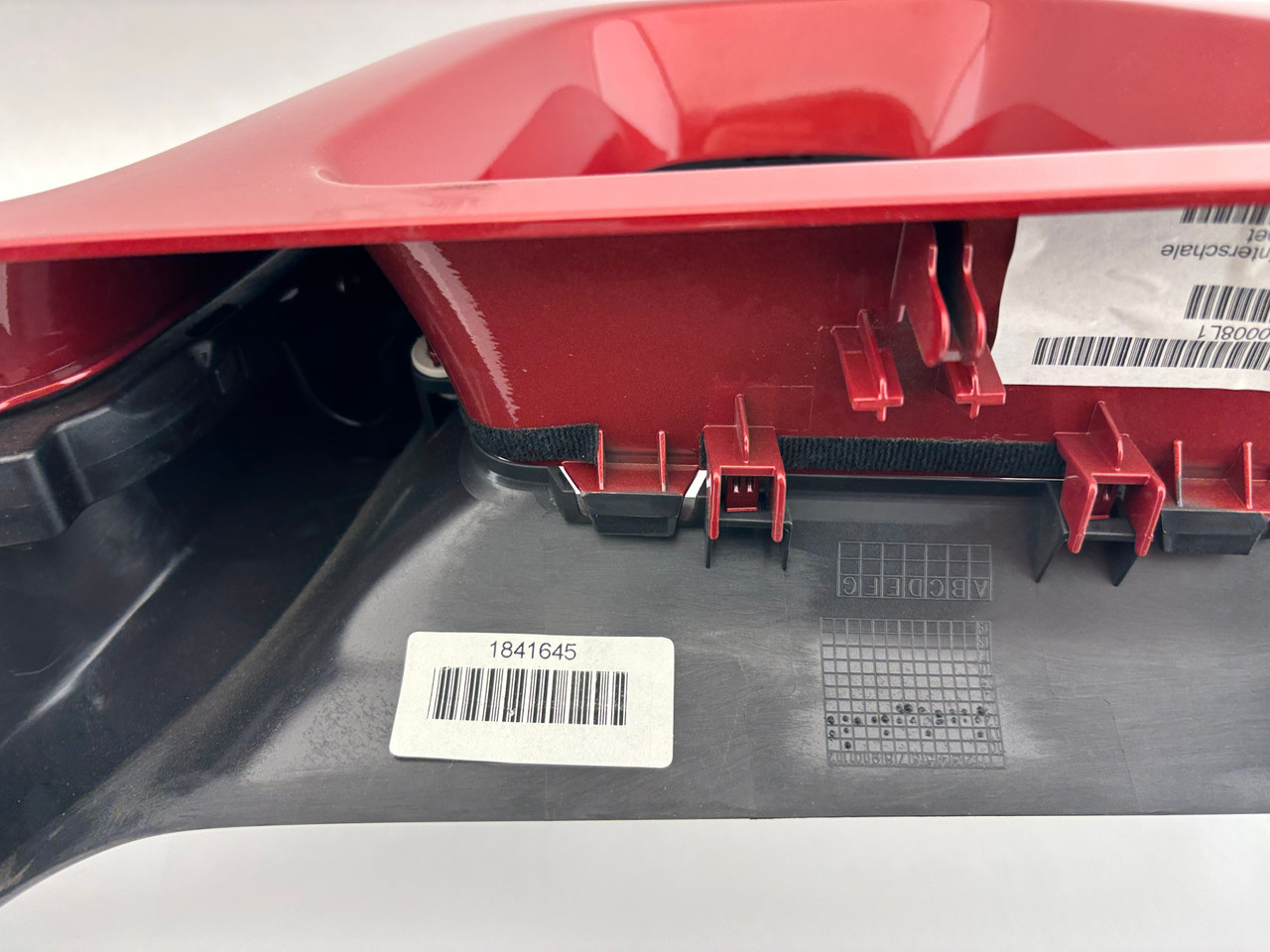 2013-2016 Porsche 981 Boxster OEM Roll Bar Trim Panel / Amaranth