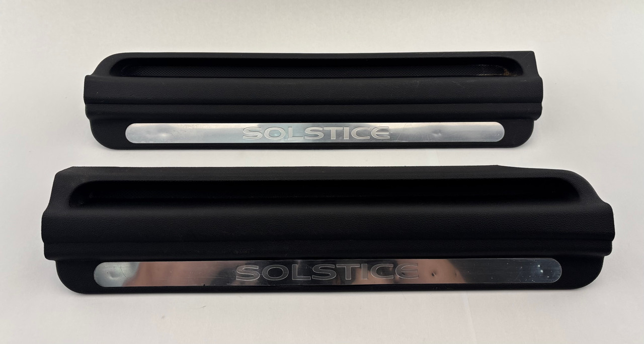 2006-2009 Pontiac Solstice Interior Door Sill Trim Panels / Scuff