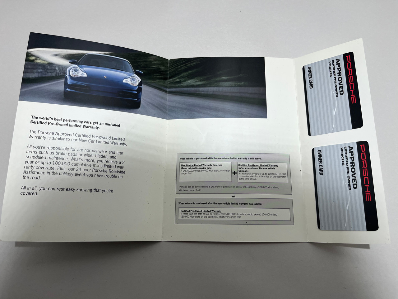 2008 Porsche 987 Cayman S Owner's Manual w/ Case / BC037 - Redline