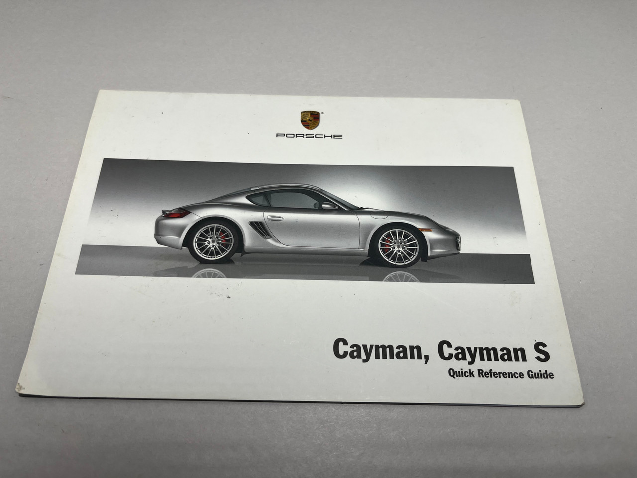 PORSCHE　ポルシェ 987 Cayman　Cayman S 取扱説明書 2008 Porsche 987 Cayman S Owner's Manual w/ Case / BC037 - Redline
