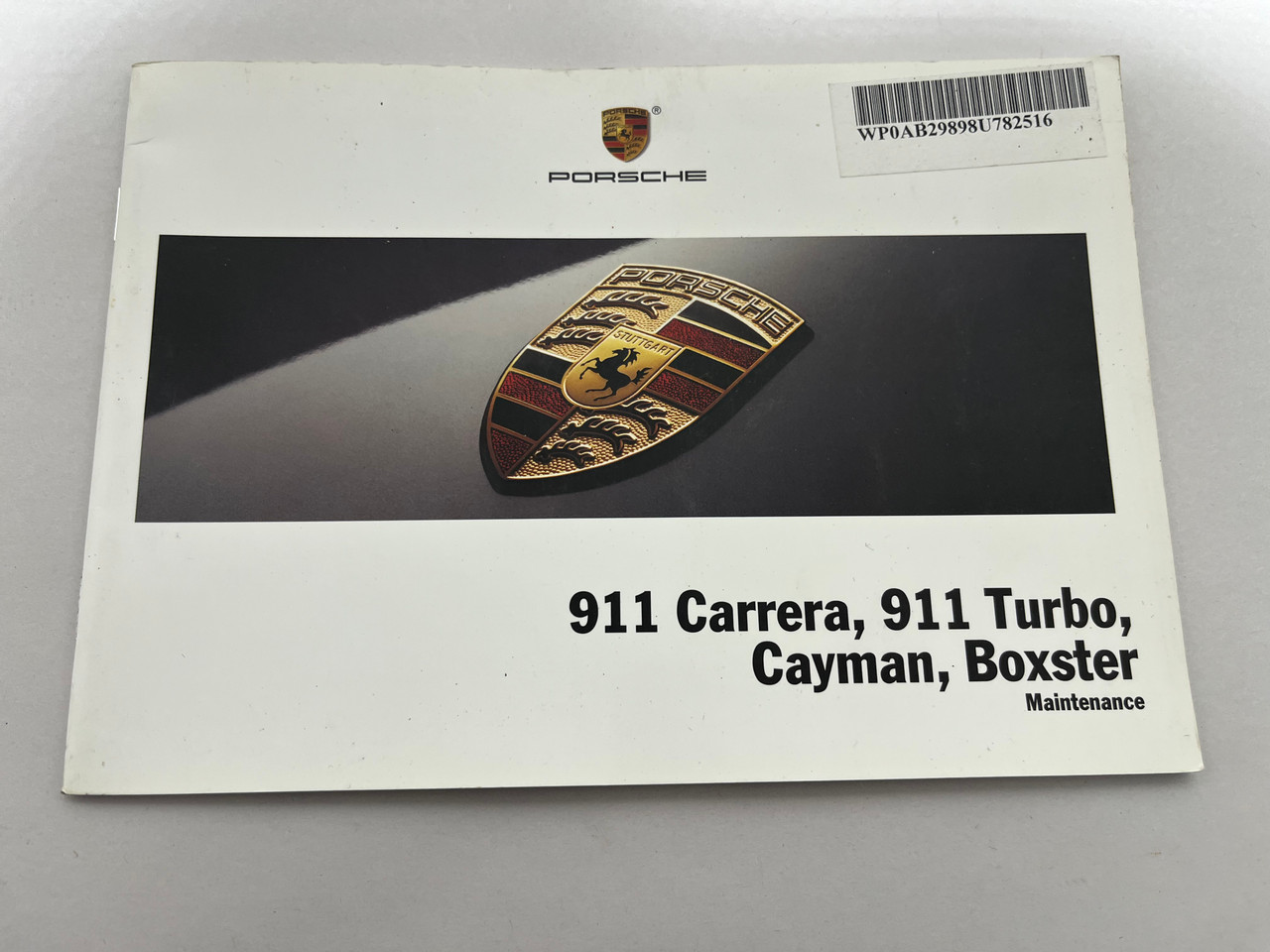 PORSCHE ポルシェ 987 Cayman Cayman S 取扱説明書 PORSCHE 987 Cayman