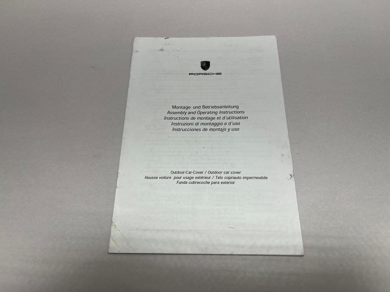 2008 Porsche 987 Cayman S Owner's Manual w/ Case / BC037 - Redline
