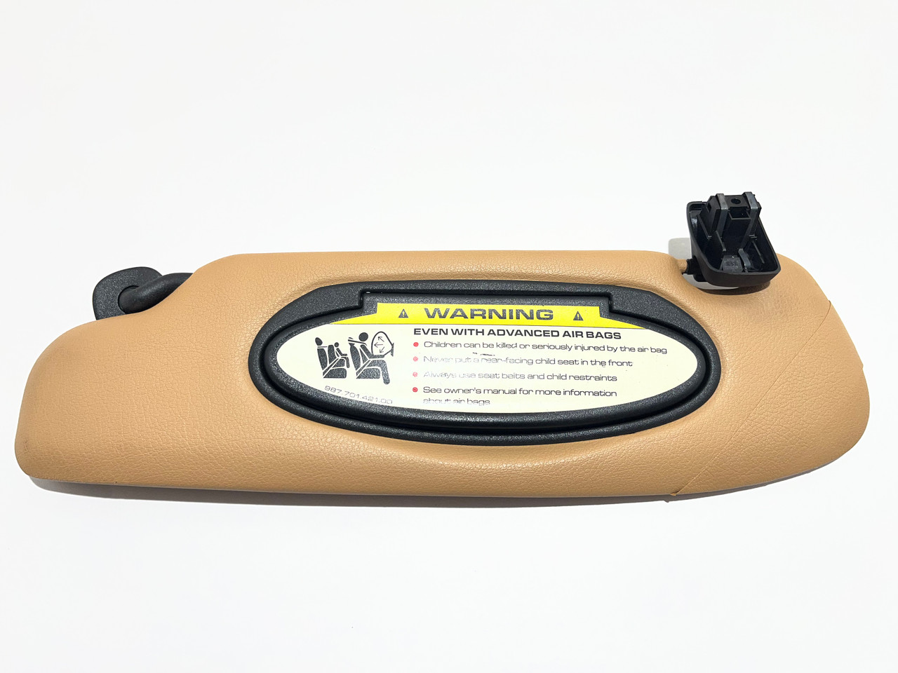 2006-2012 Porsche 987 Cayman Driver Sun Visor / Sand Beige / BC037