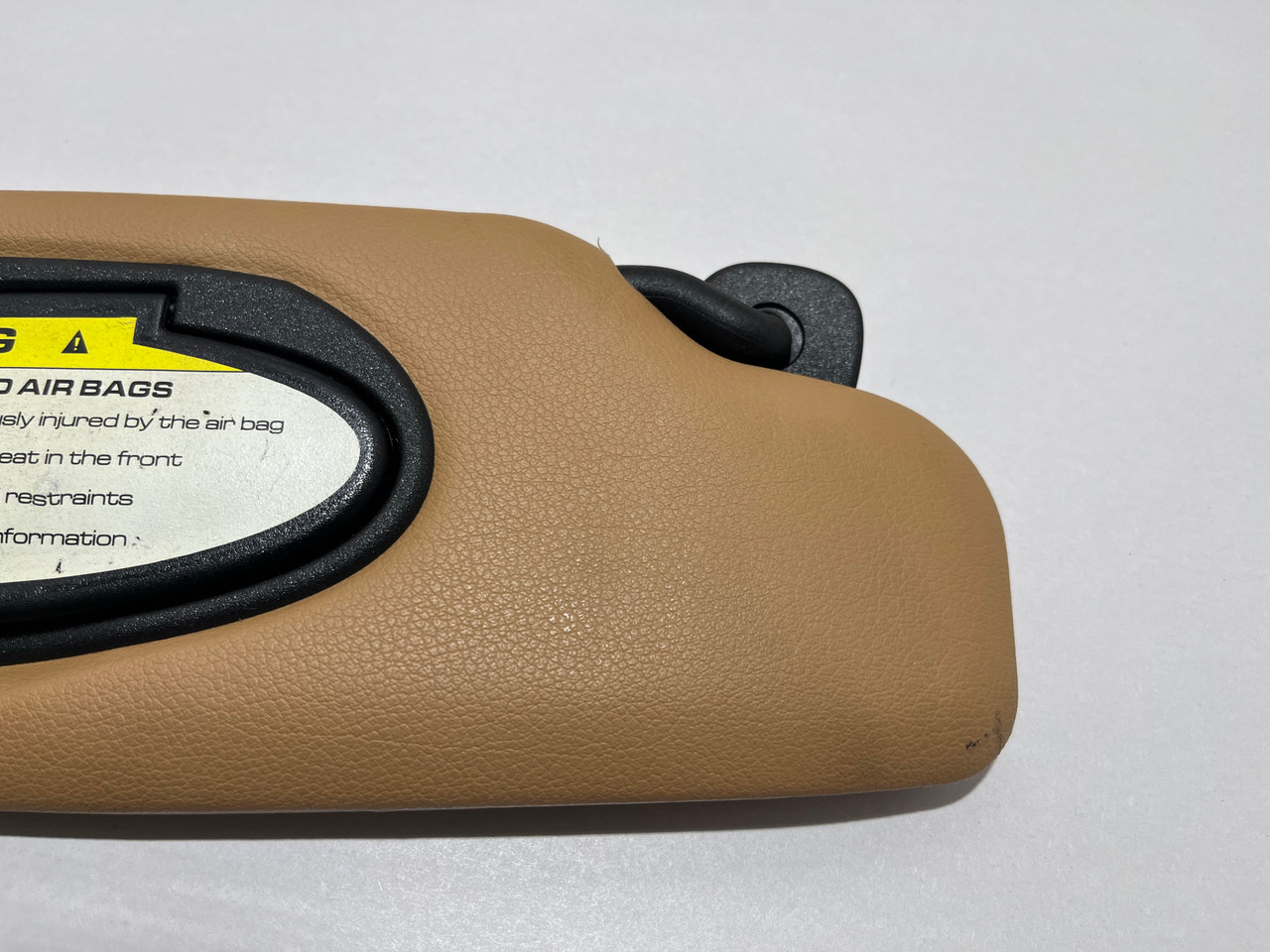 2006-2012 Porsche 987 Cayman Passenger Sun Visor / Sand Beige