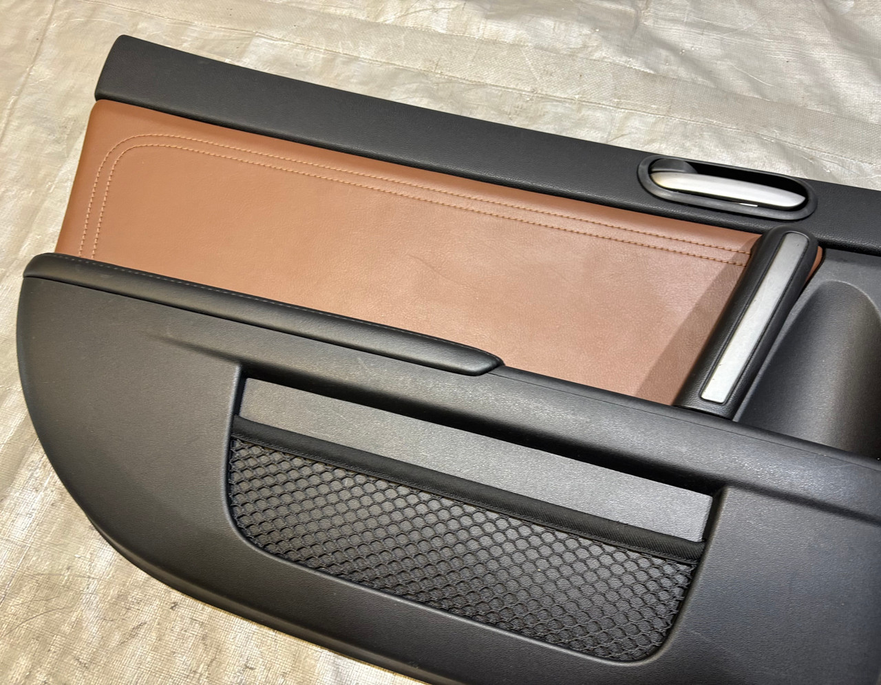 2009-2015 Mazda MX5 Miata Leather Door Panels / Spicy Mocha