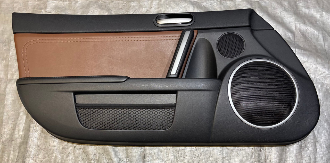 2009-2015 Mazda MX5 Miata Leather Door Panels / Spicy Mocha
