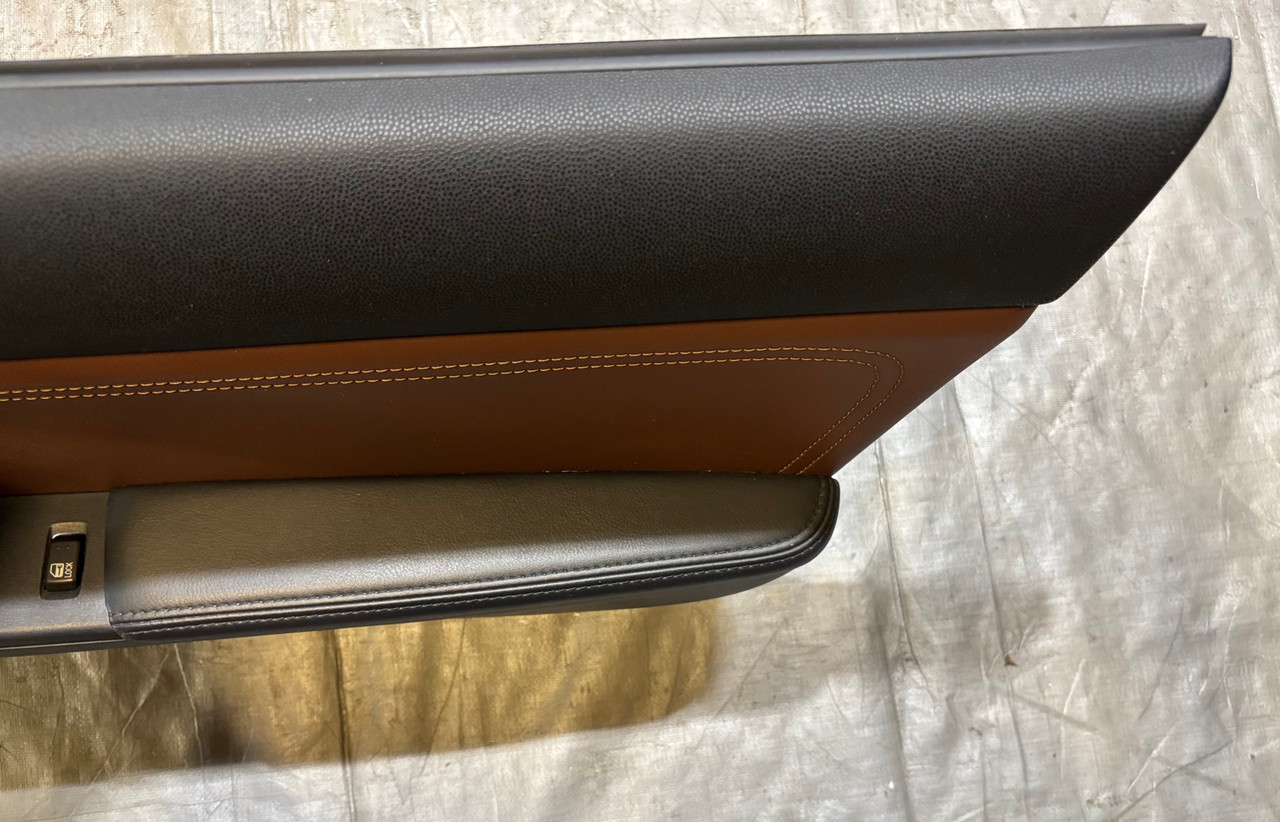 2009-2015 Mazda MX5 Miata Leather Door Panels / Spicy Mocha