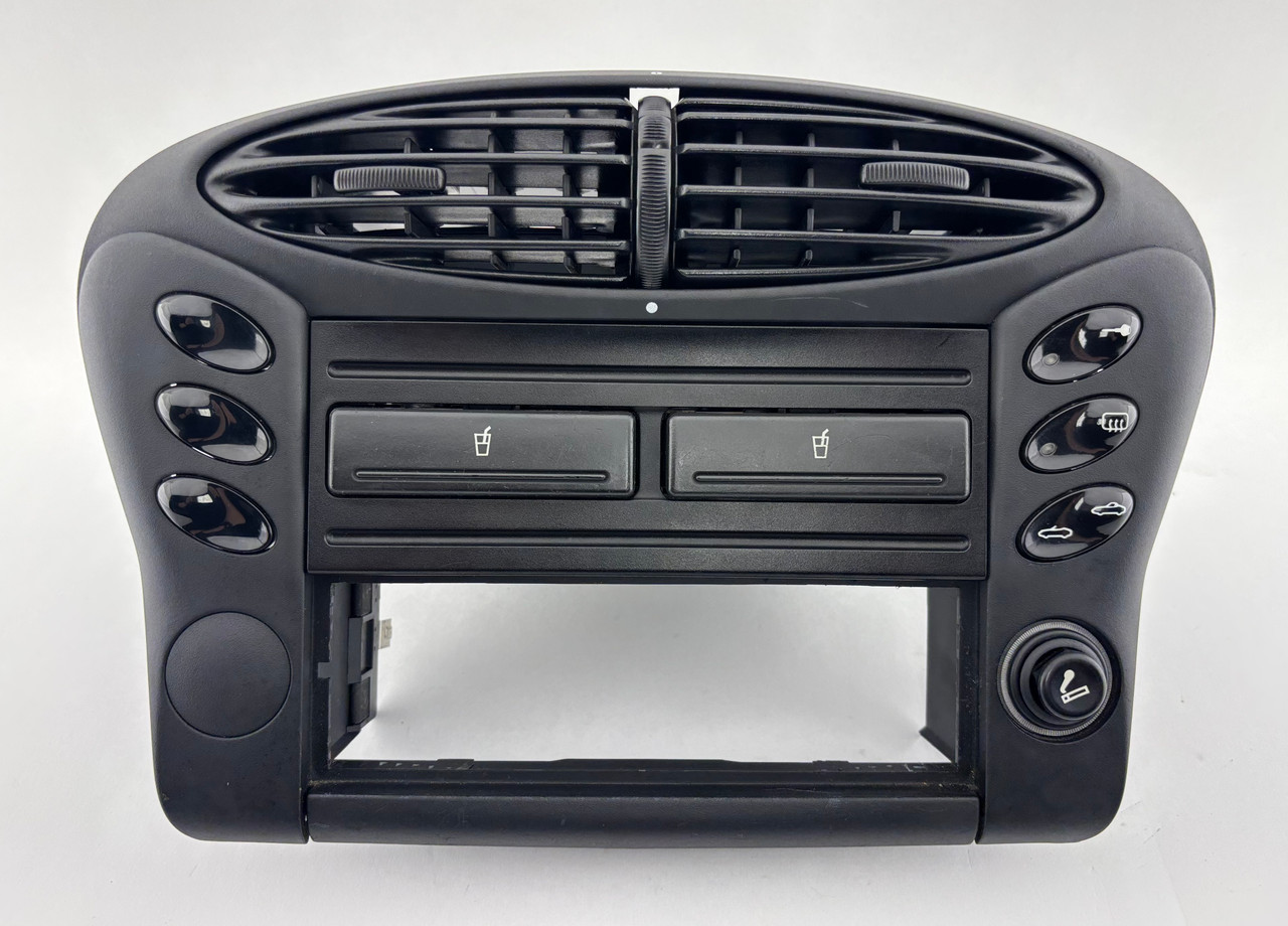 1997-2002 Porsche 986 Boxster Center Radio Surround / Vent w/ Dual