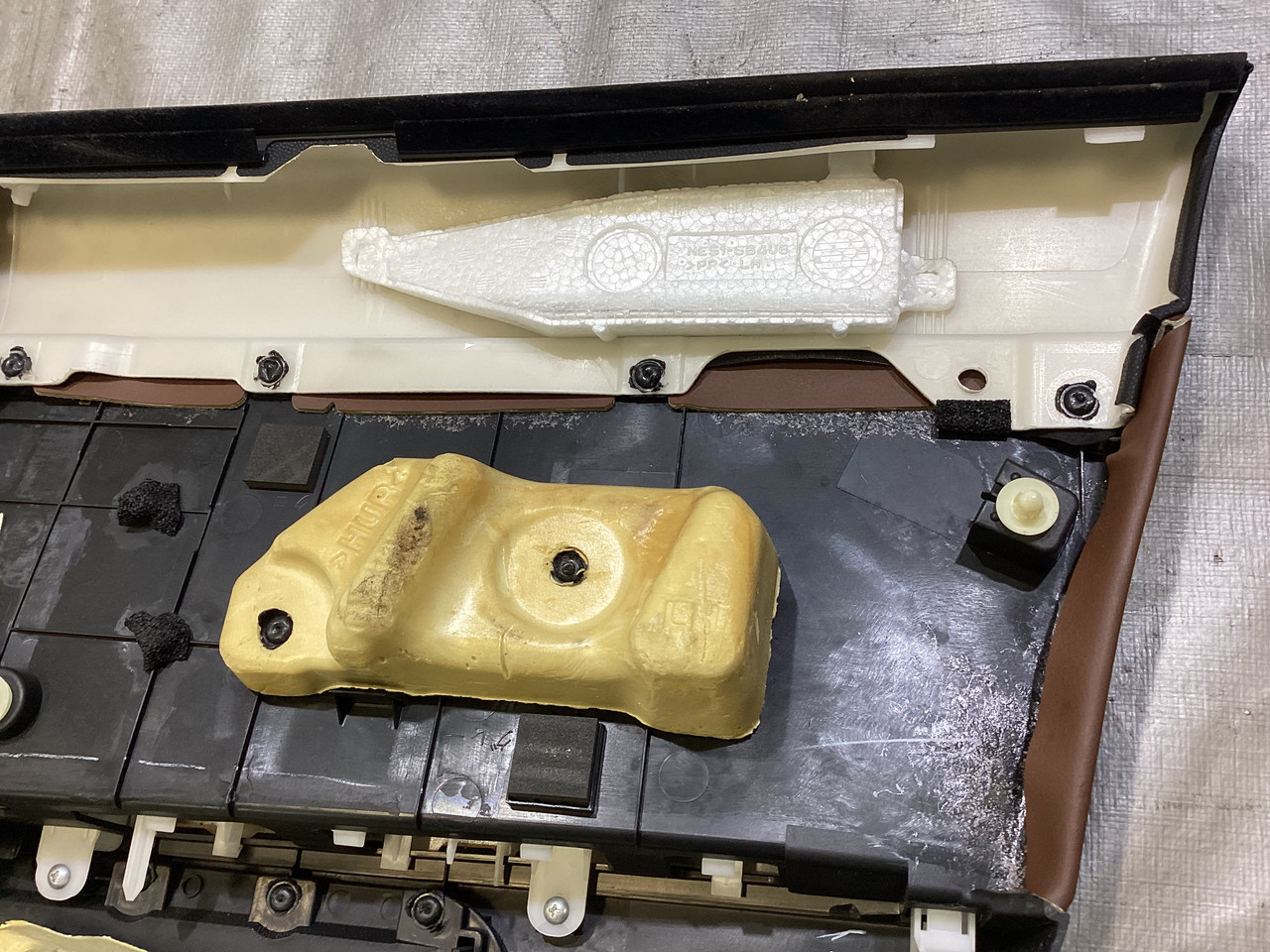 2009-2015 Mazda MX5 Miata Leather Door Panels / Spicy Mocha / Pair