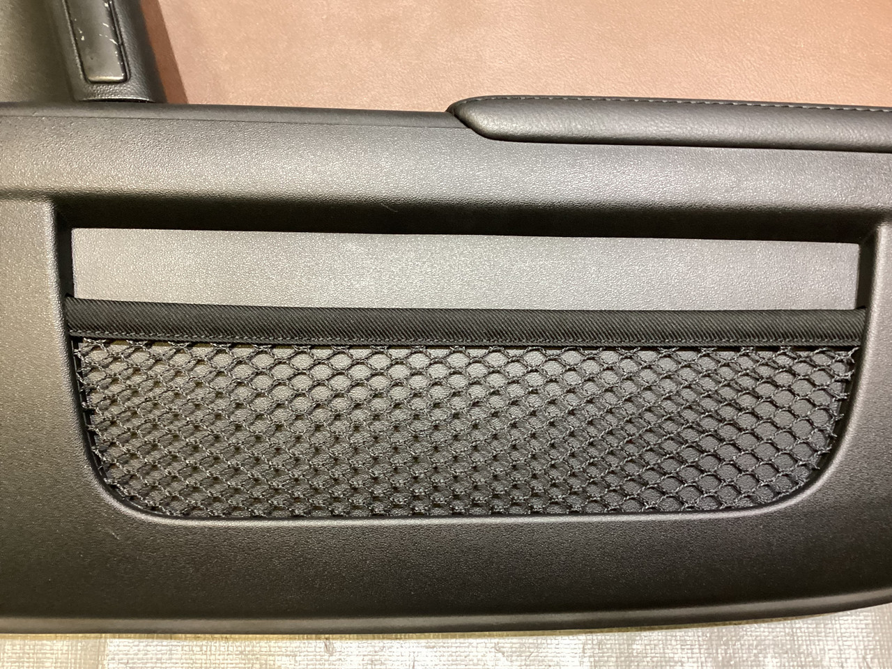 2009-2015 Mazda MX5 Miata Leather Door Panels / Spicy Mocha / Pair