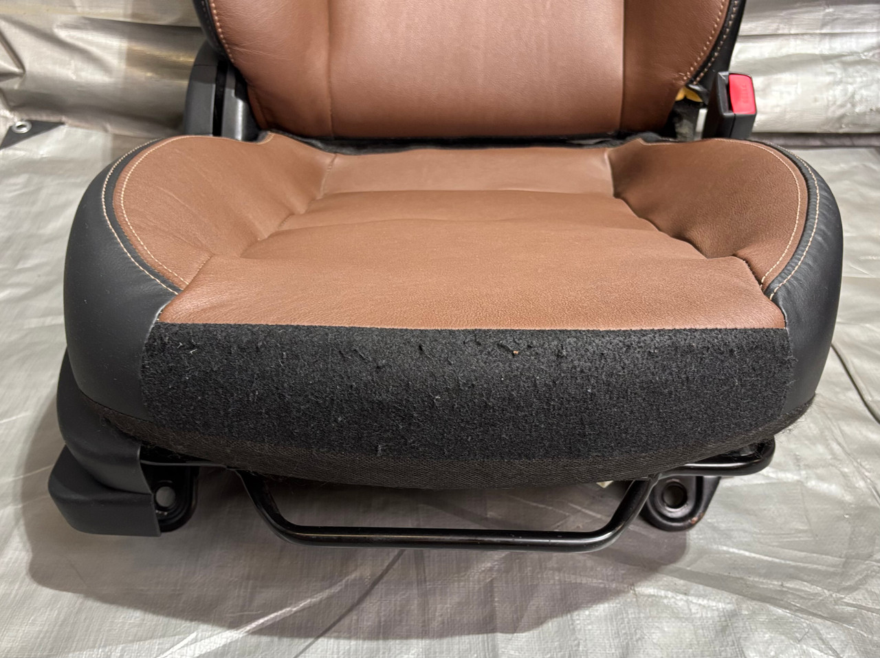 2009-2015 Mazda Mx5 Miata OEM Leather Seats / Spicy Mocha / Pair