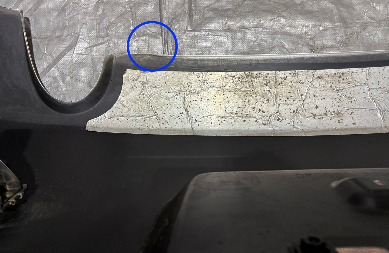 2003-2008 Nissan 350Z Rear Bumper Cover / Silver Alloy Metallic