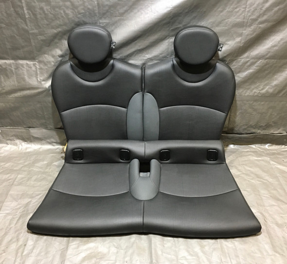 2008-2014 Mini Cooper R55 Clubman Rear Seats / Carbon Black Leatherette / R2011