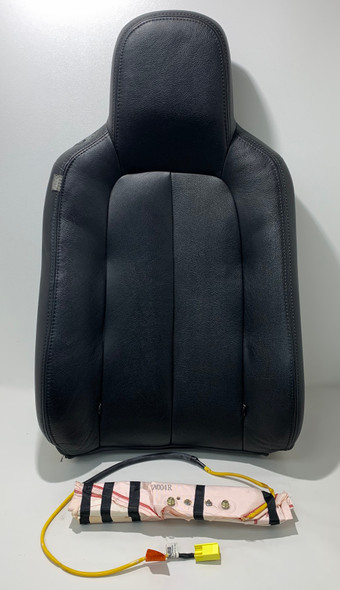 2006-2008 Mazda Mx5 Miata Passenger Upper Seat Cushion w/ Airbag / Black Leather / NC033