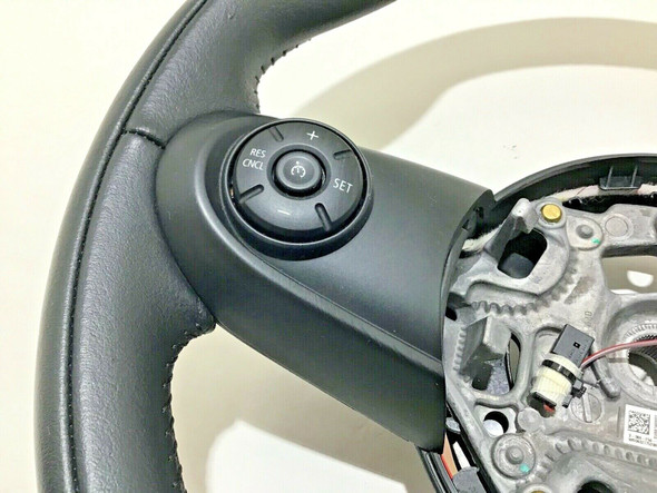 2014-2019 Mini Cooper Black Leather Steering Wheel w/ Trim / R3003
