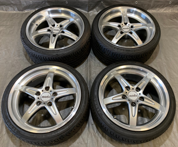 Set of 4 Moda MD1 Wheels Rims w/ Tires / 19x8.5" 19x10" / 5x130 / BX034