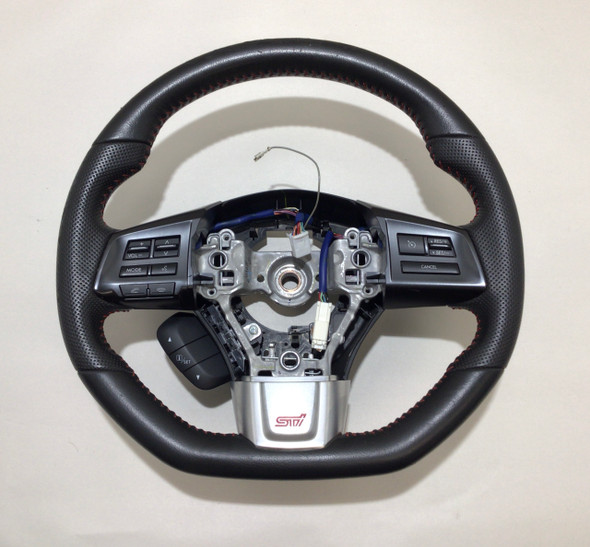 *DAMAGED* 2015-2020 Subaru WRX STI Steering Wheel w/ Trim / SS001