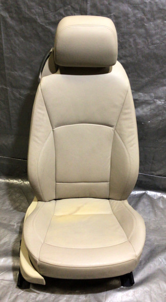 2003-2008 E85 E86 BMW Z4 Oregon Beige Leather Seats / Rails / Pair / OEM / Z4036