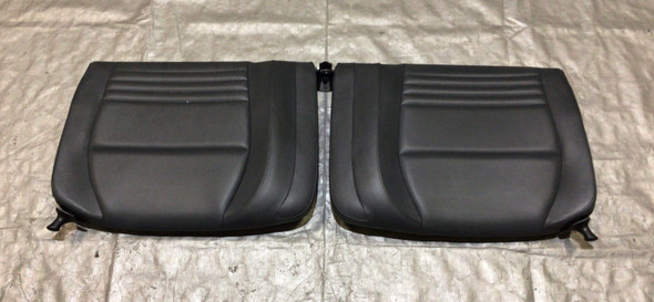 1999-2004 Porsche 996 911 Coupe Black Leather Upper Rear Seat Panels / P6011