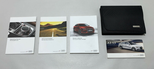 2015 Audi S3 Owner's Manual w/ Case / OEM / S3101
