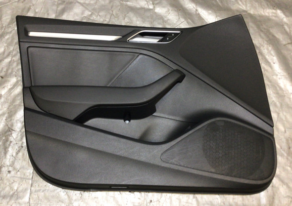 2015-2020 Audi S3 Sedan Interior Door Panels / Set of 4 / Black Leather / S3102