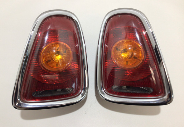 2007-2010 Mini Cooper Rear Tail Lights / Amber / Pair / R2022