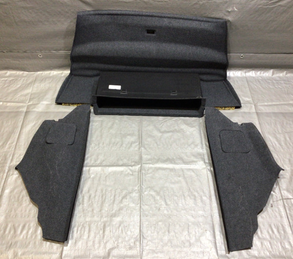 2004-2006 Audi TT 3.2 Quattro Rear Trunk Carpet Trim Panels / OEM / T1018