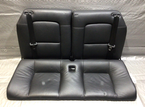 2000-2004 Audi TT Coupe Black Leather Rear Seat Set / T1019