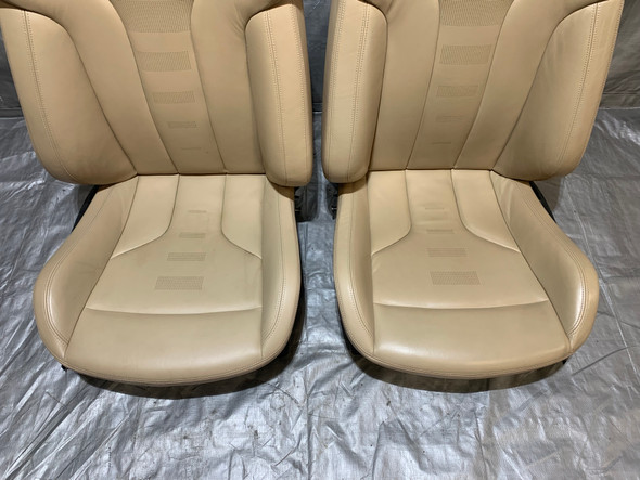 2015-2018 F80 BMW M3 Sonoma Beige Leather Front Seats / Pair / F8M01 