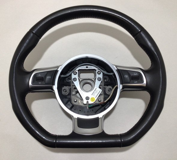 2008-2015 Audi TT Leather Steering Wheel / S-Tronic / OEM / Black / T2005