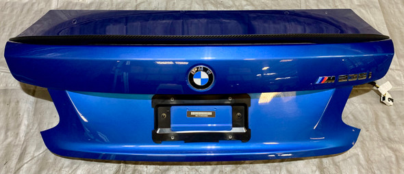 2014-2020 BMW 2 Series Coupe M235i Trunk Lid w/ Carbon Fiber Spoiler / Estoril Blue / B2004