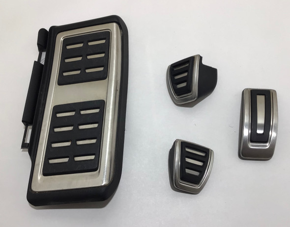 2015-2019 Volkswagen MK7 Golf R Manual Pedal Trim Set / Aluminum /   M7R04