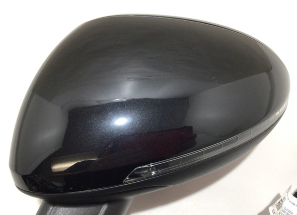 2015-2020 Porsche Macan Driver Side Mirror w/ Auto Dim / Blind Spot / Jet Black Metallic  PM001