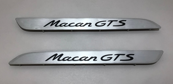 2017-2020 Porsche Macan GTS Aluminum Door Sills Trims / Pair / OEM /   PM001