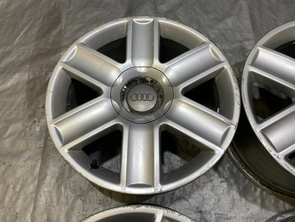 2000-2006 Audi TT MK1 17" 6 Spoke Wheels Rims / DAMAGE / Set of 4 / T1021