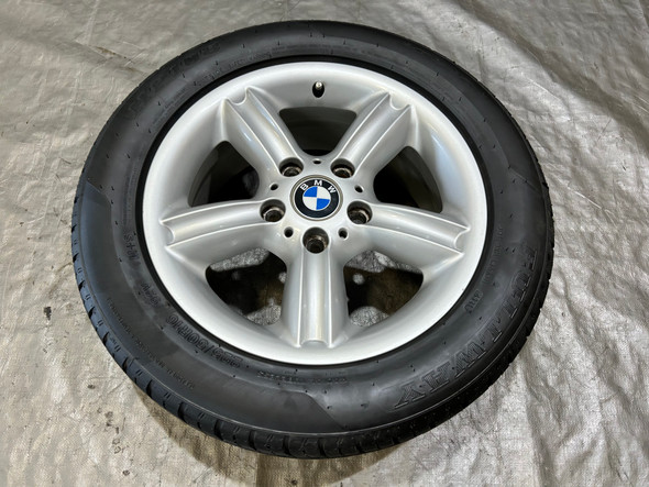 1996-2002 BMW Z3 16" Style 55 Single Wheel Rim w/ Tires / Z3027
