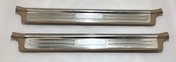 1999-2005 Mazda Miata Aluminum Door Sill Trim Panels / Pair / Tan /   NB186