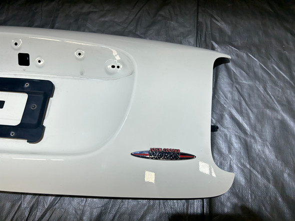 2016-2022 F57 Mini Cooper Convertible Trunk Lid Panel / Pepper White R3010 