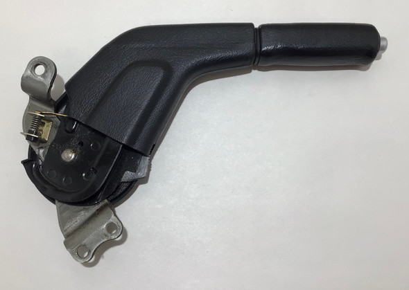 2004-2005 Mazdaspeed Miata OEM Parking Brake Handle / Black Leather w/ Red Stitching /   NB189