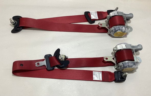 2019 Toyota 86 TRD Edition Red Front Seat Belts / Pair *Passenger Locked* /   FB036