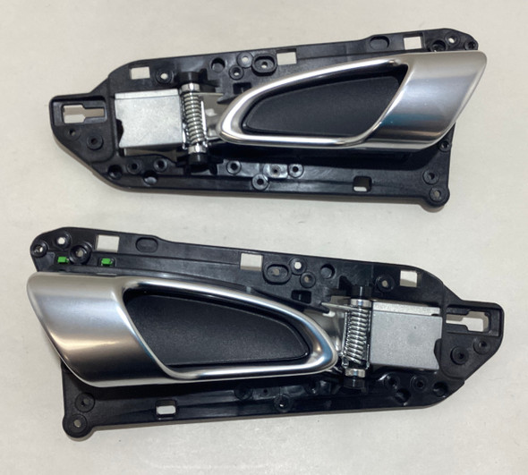 2013-2020 Porsche 981 718 Boxster / Cayman Interior Door Handles / Silver /   BC202