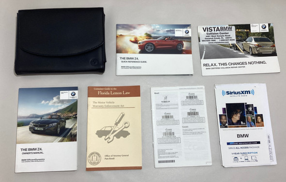 2014 BMW E89 sDrive28i Factory Owner's Manual w/ Case /   Z4907