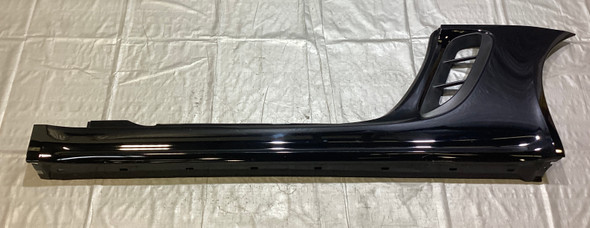 2017-2023 Porsche 718 Boxster Cayman Driver Side Skirt Rocker Molding Panel / Vent / Black  BC301