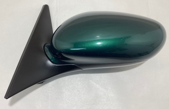 1997-2004 Porsche 986 Boxster / 996 911 Driver side Power Mirror w/ Memory / 10 Pin / Rain Forest Green Metallic  BX052